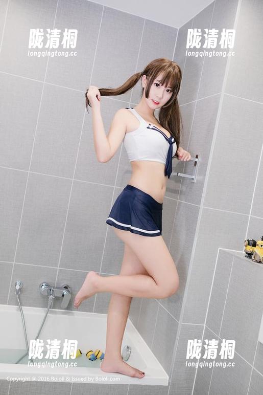 BoLoli菠萝社-Monkey_小潘鼠 BoLoli菠萝社 - Monkey_小潘鼠的制服写真合集,不一样的清新风,没想到她还有这一面