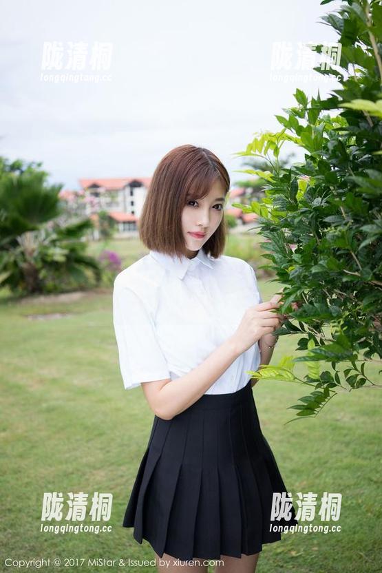 MiStar魅妍社 - 女友美图：给点糖果，大奶昔Kyra都爱得不要不要的！