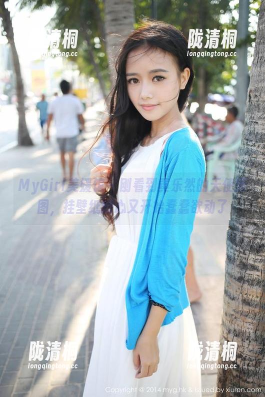 MyGirl美媛馆 - 刚看到黄乐然的天使原图，挂壁纸的心又开始蠢蠢欲动了