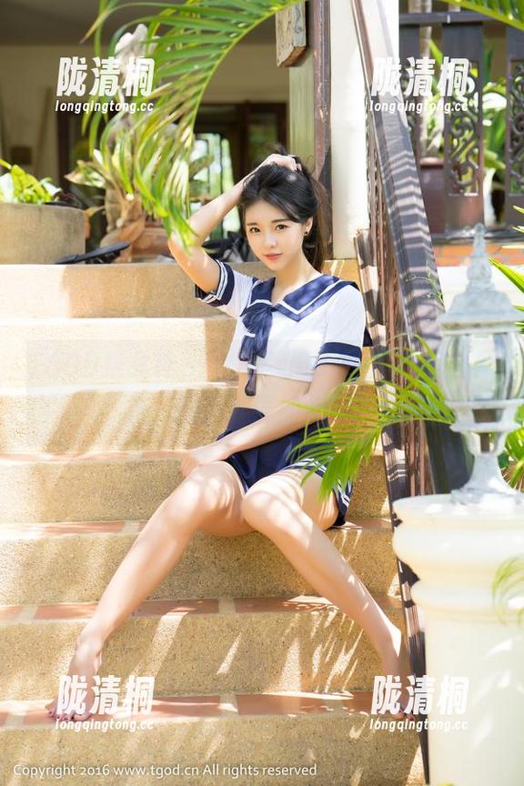 TGOD推女神-可儿Kayen TGOD推女神 - 可儿Kayen的“学姐”形象,跑步时要加速追啊!